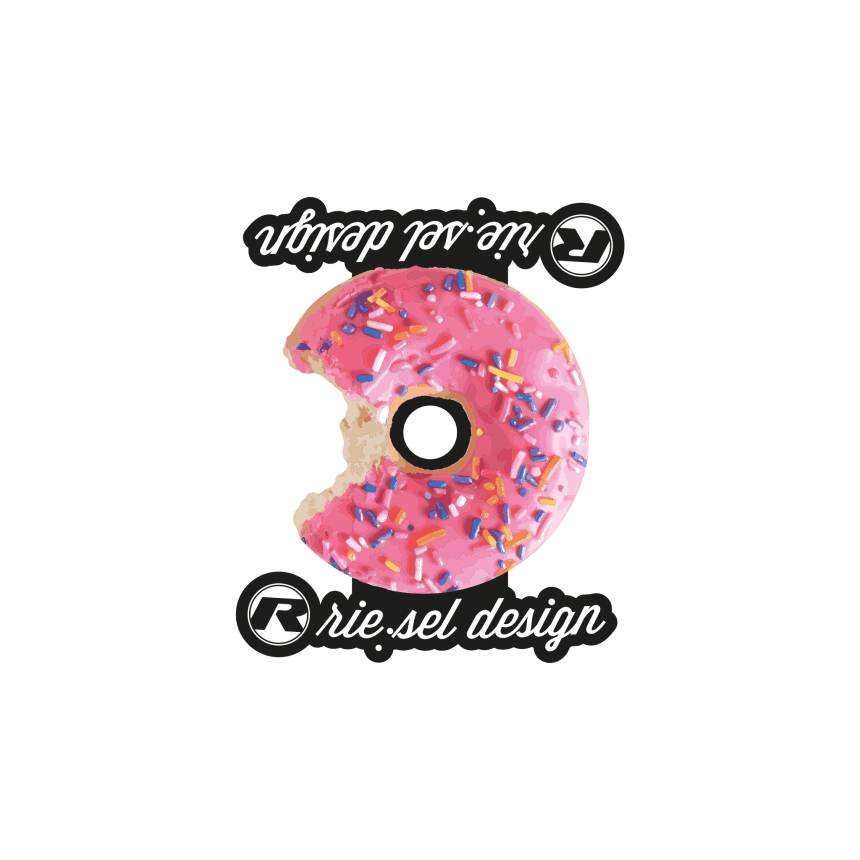 Ventillochaufkleber donut