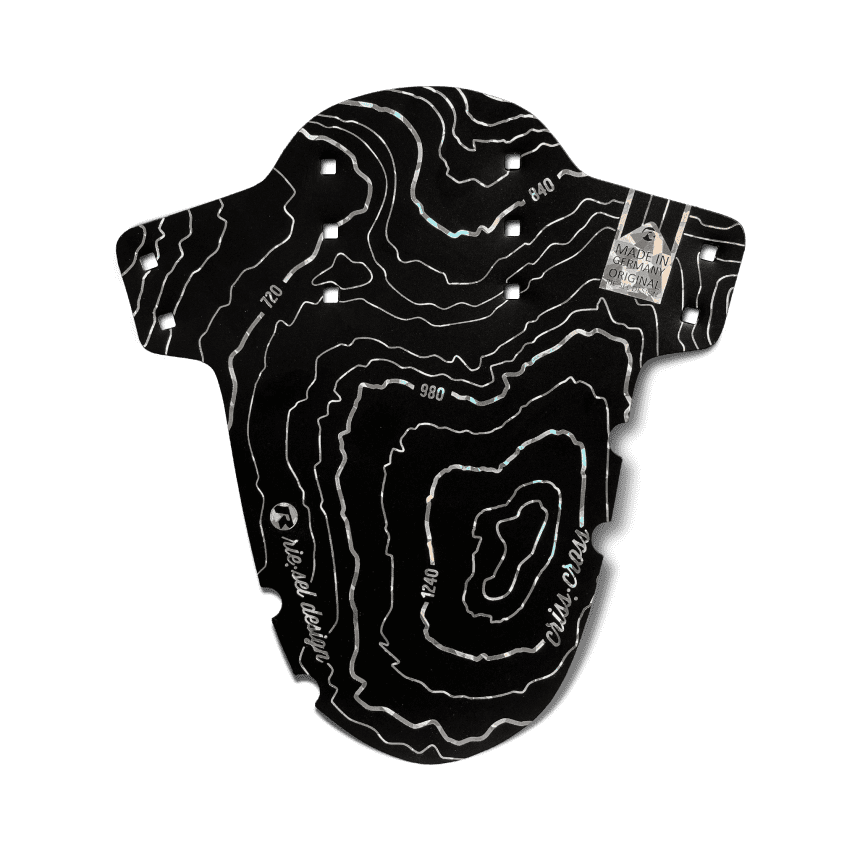 Mudguard Gravel criss:cross - Design höhenlinien