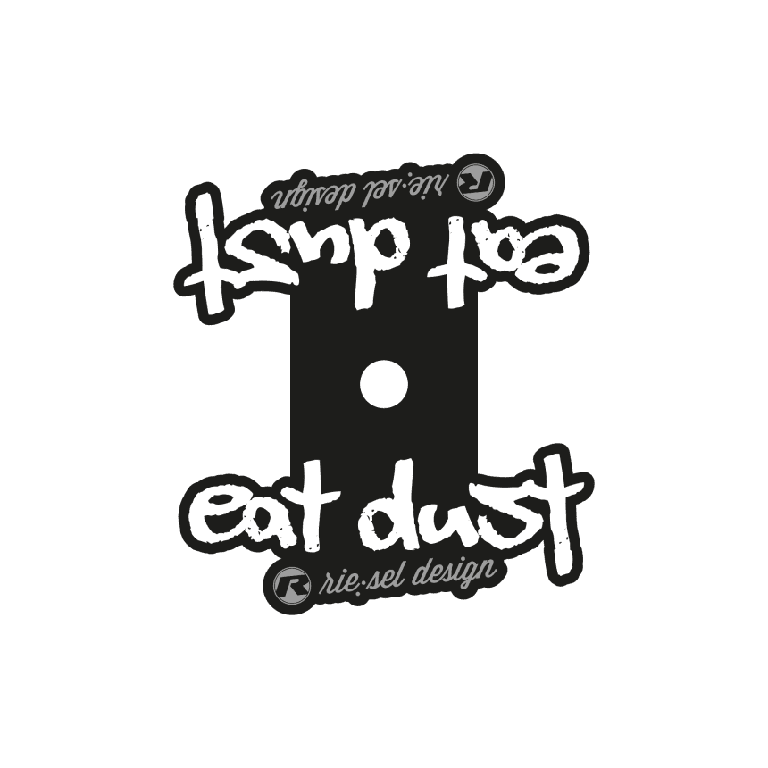 Ventillochaufkleber eat dust