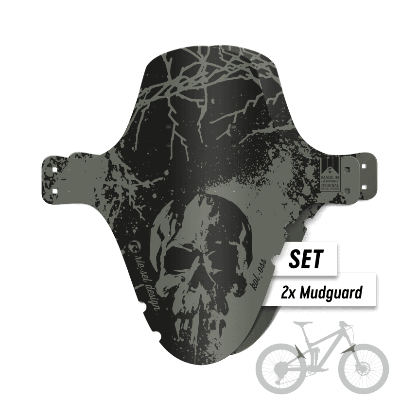 Mudguard Set MTB – Design skull