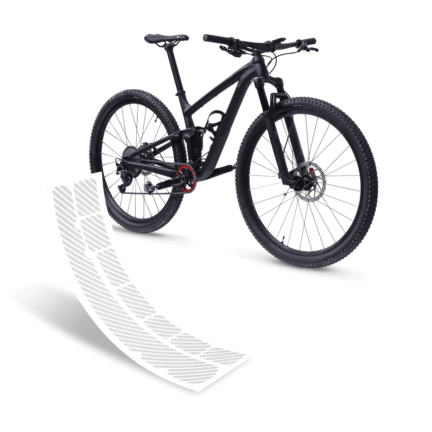 Chainstay protector chain:guard carbon optic clear