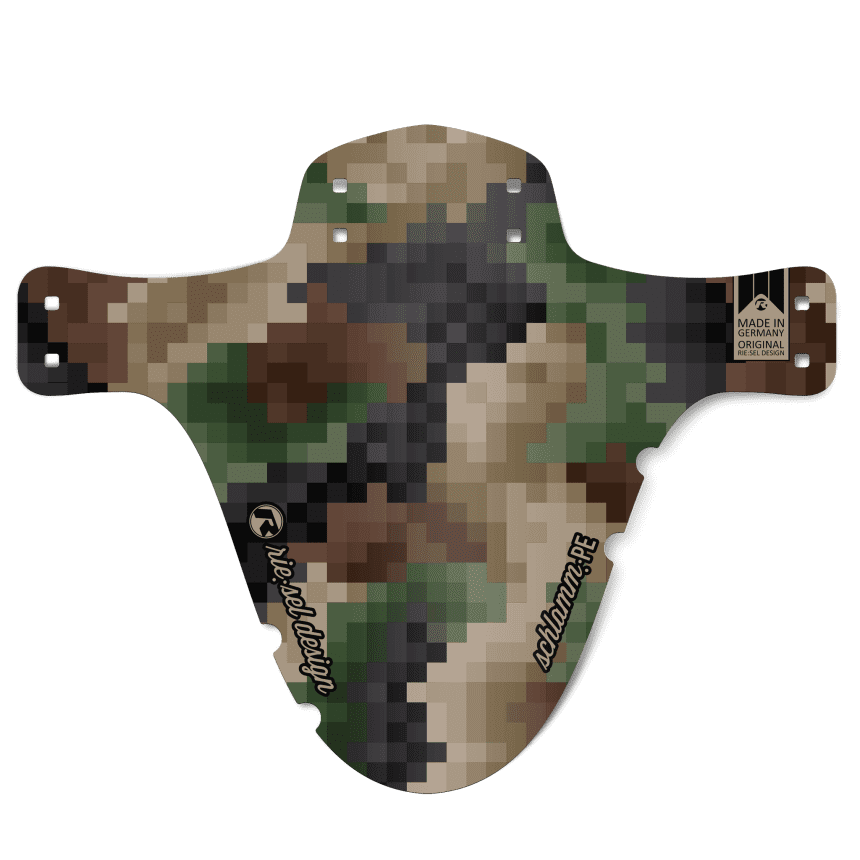 Mudguard MTB schlamm:PE - Design pixel camo