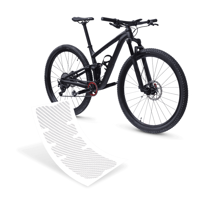 Crank protection film crank:guard - carbon optic clear