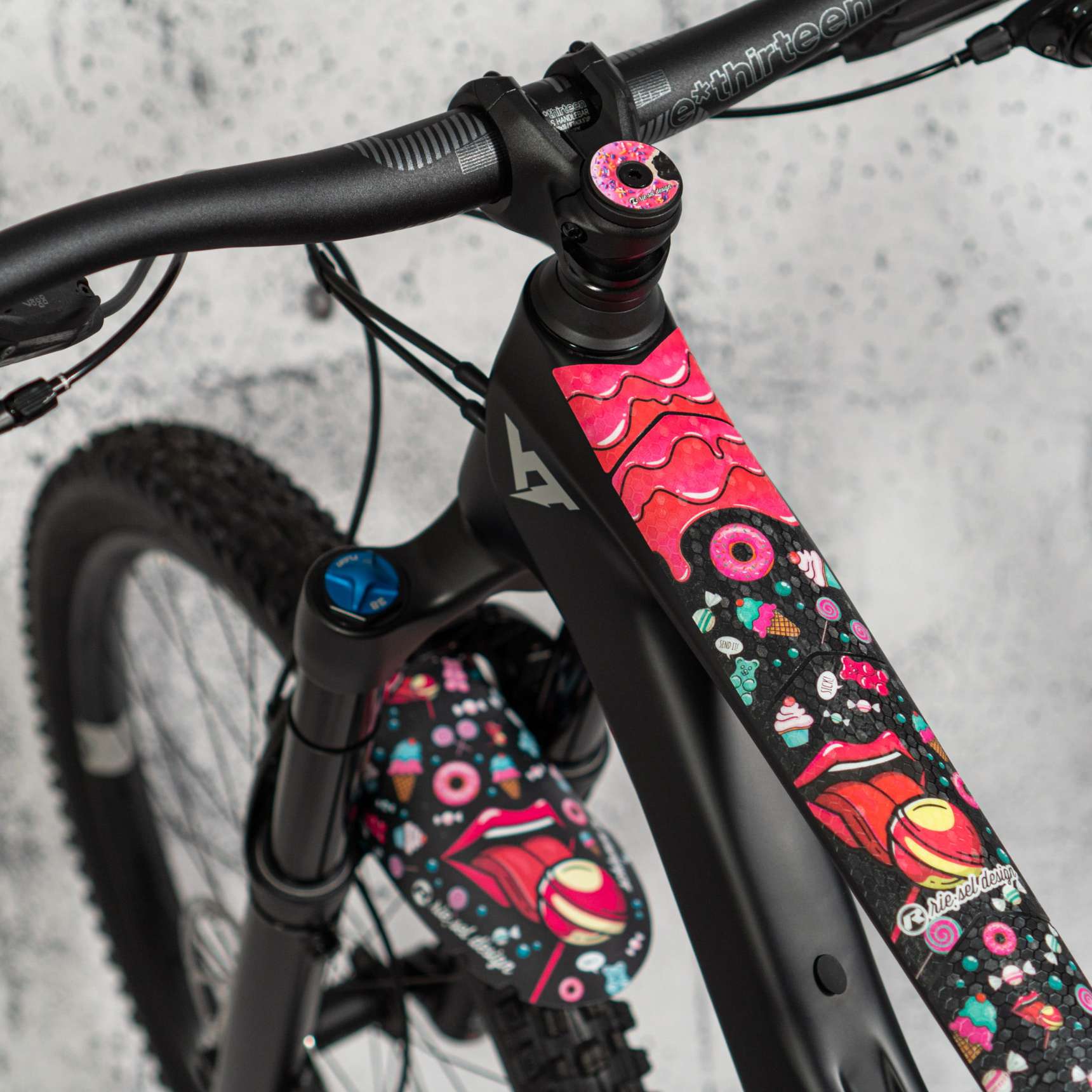 Garde-boue Allemand Qualité Garde-boue XL - Protection VTT Tout-terrain Riesel Design Kol:oss
