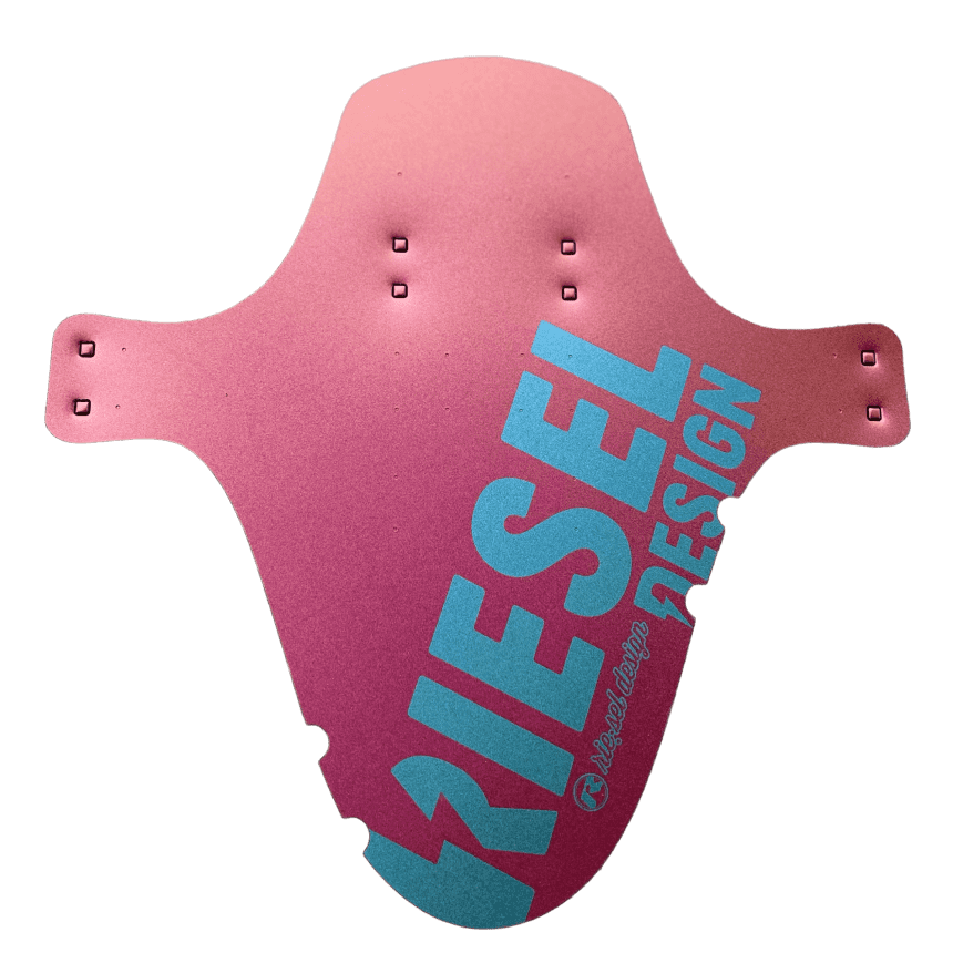 Mudguard MTB kol:oss - Design flipflop red-gold