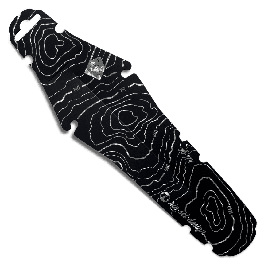 Mudguard Gravel rit:ze - Design höhenlinien