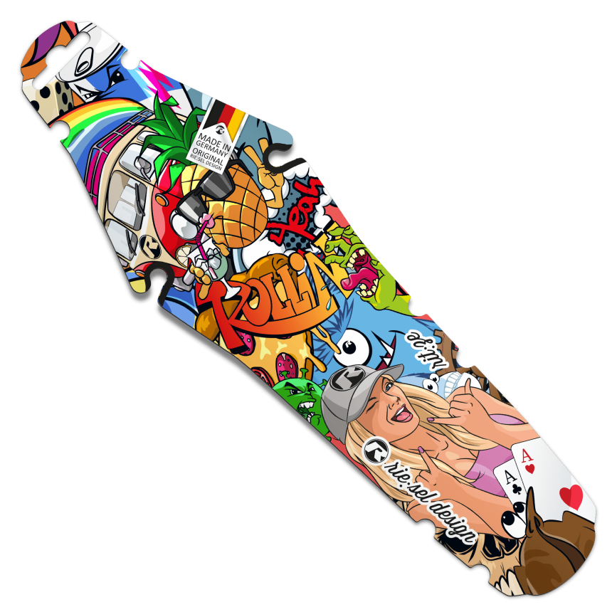 Mudguard Gravel rit:ze - Design stickerbomb eyecatcher