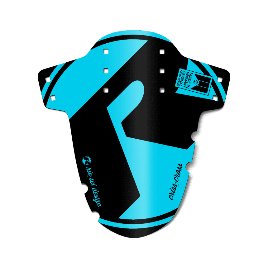 Mudguard Gravel criss:cross - Design blue