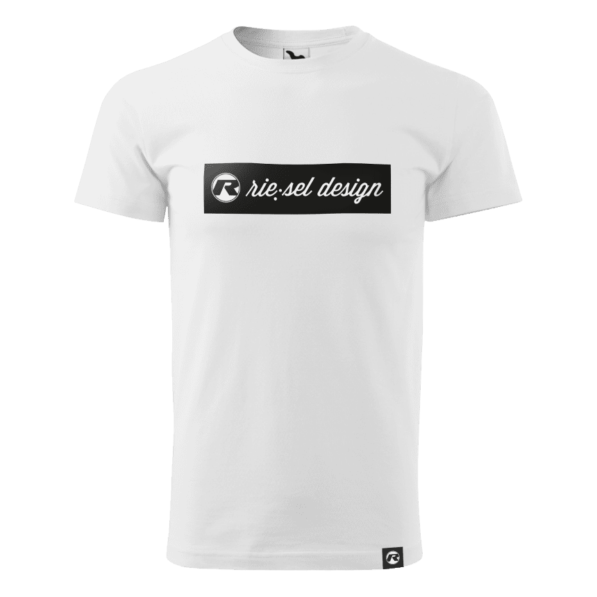 T-Shirt "rie:sel design" weiß/schwarz