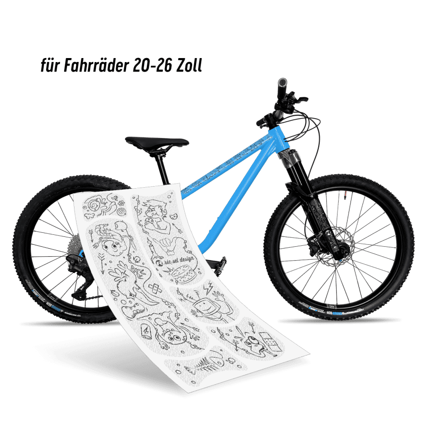 Rahmenschutz kids:tape youngstar doodle black