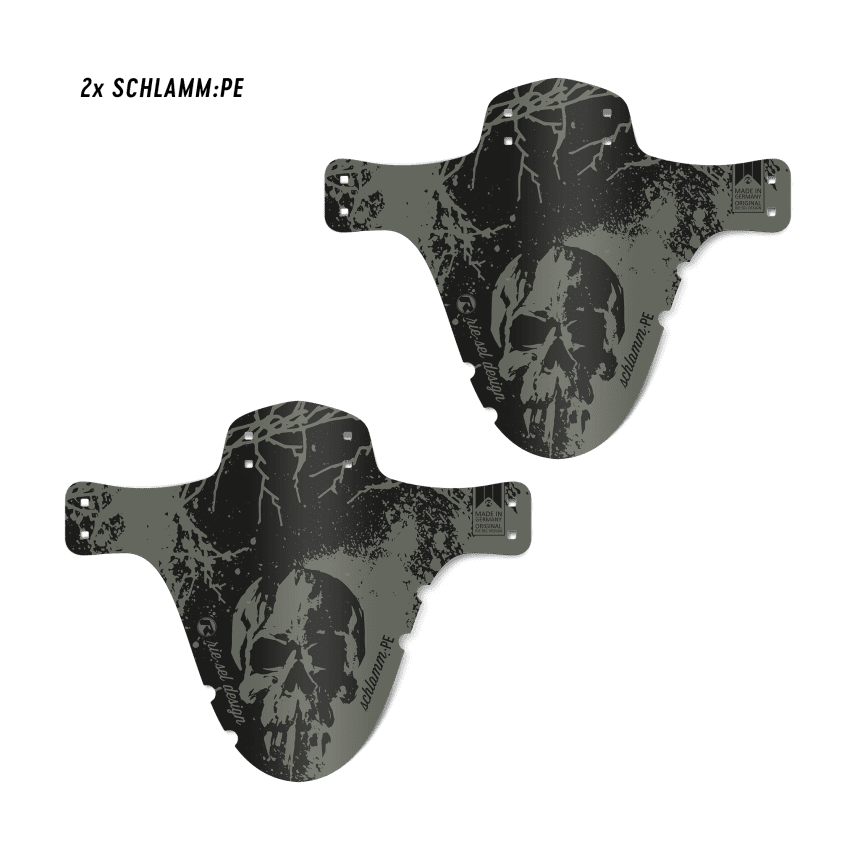 Mudguard Set MTB schlamm:PE & schlamm:PE – Design skull