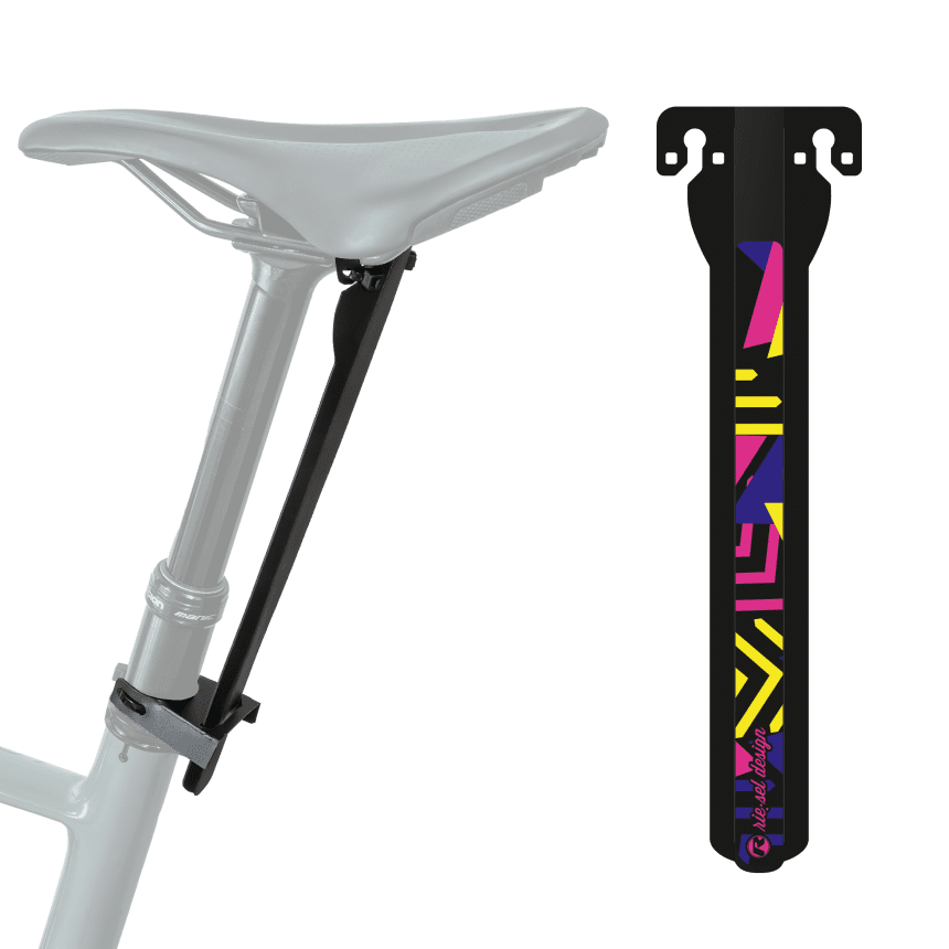 Seatpost Protector Fender drop:GUARD - dazzle