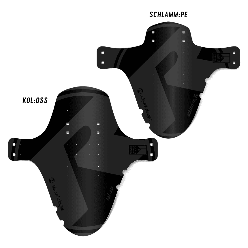 Mudguard Set MTB schlamm:PE & kol:oss – Design stealth