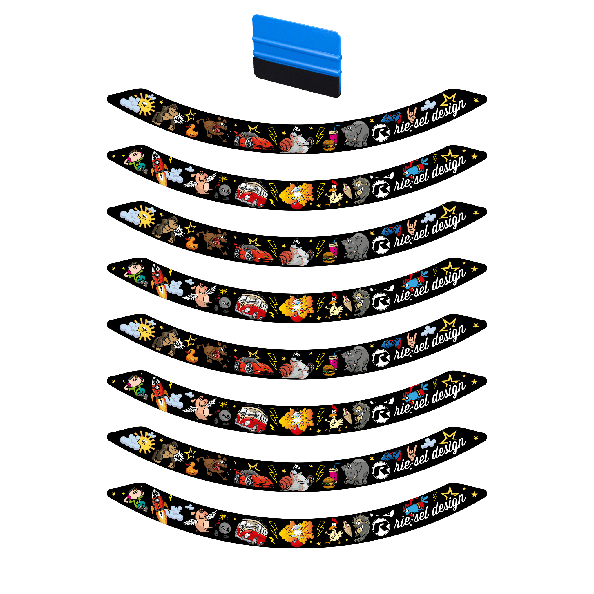 rie:sel design rim Kids stickerbomb | rie:sel design