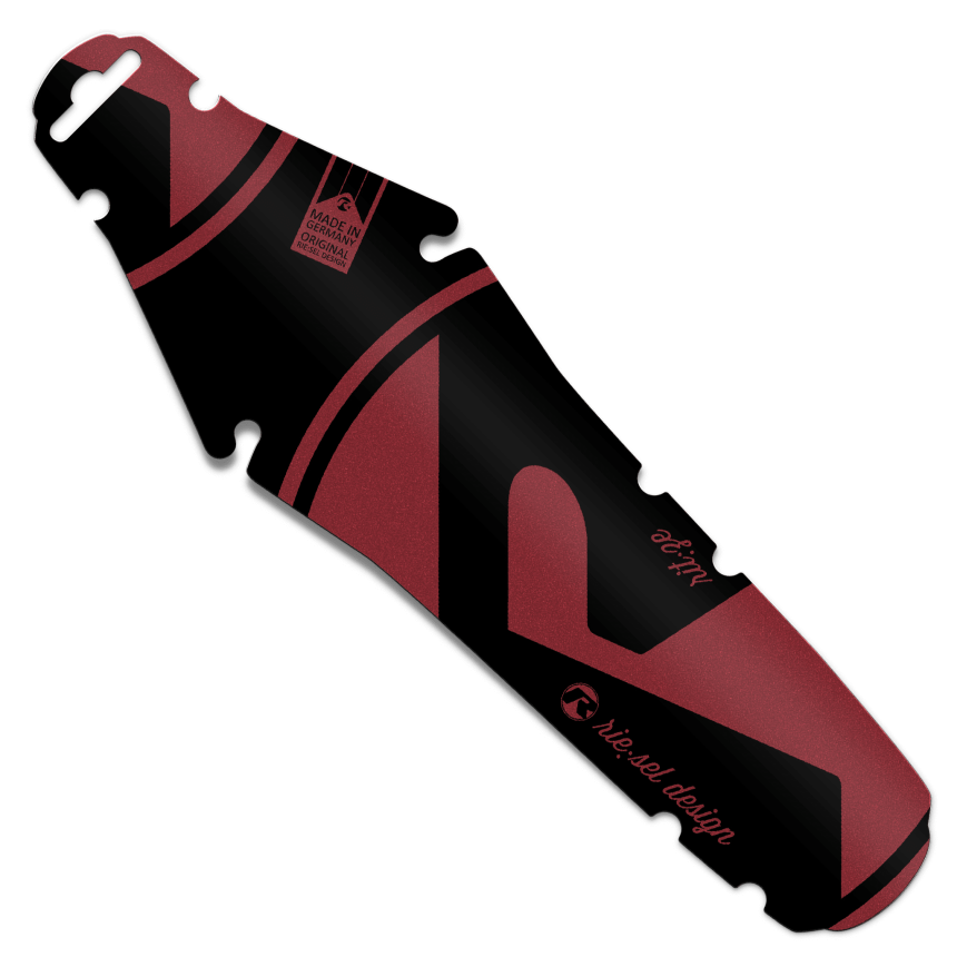 Gravel Bike Schutzblech hinten rit:ze – Design berry