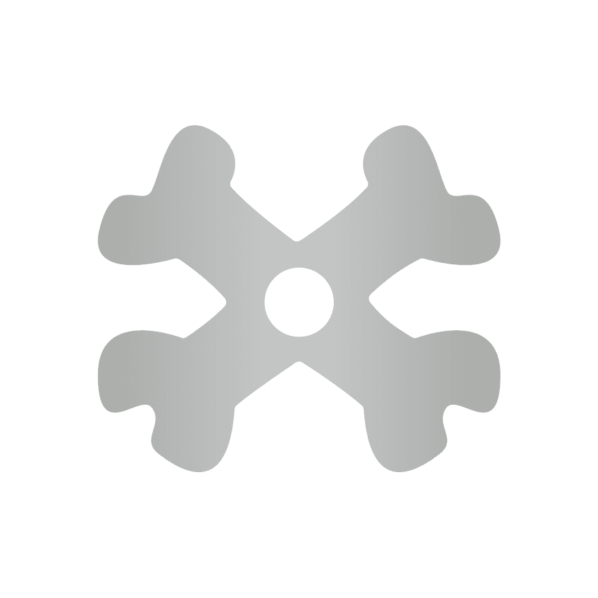 Ventillochaufkleber re:flex silver