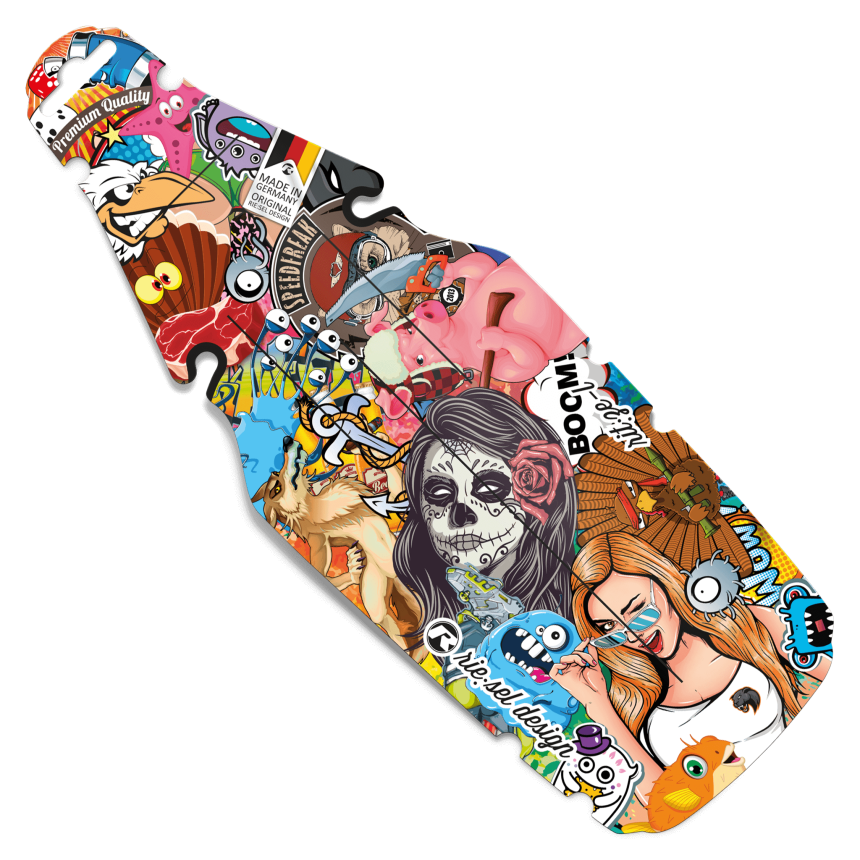 Mudguard rit:ze L stickerbomb