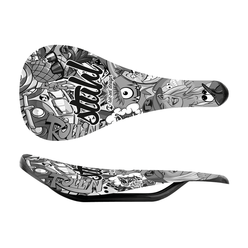 stuhl stickerbomb eyecatcher ultra black
