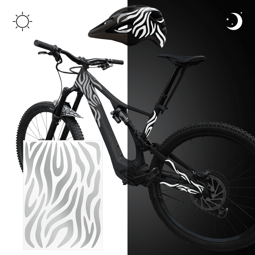 re:flex zebra silver