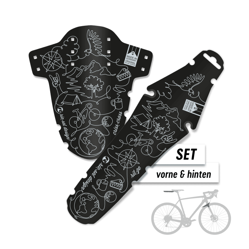 Gravel Mudguard Set Front & Rear - Design journey