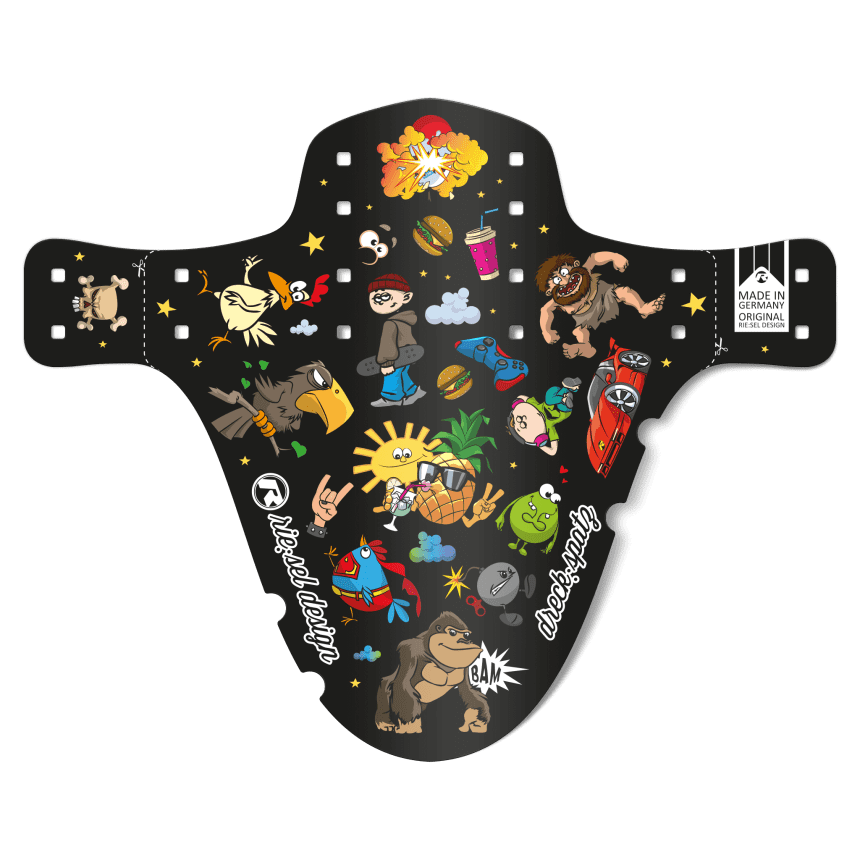 Mudguard Kids dreck:spatz - Design stickerbomb