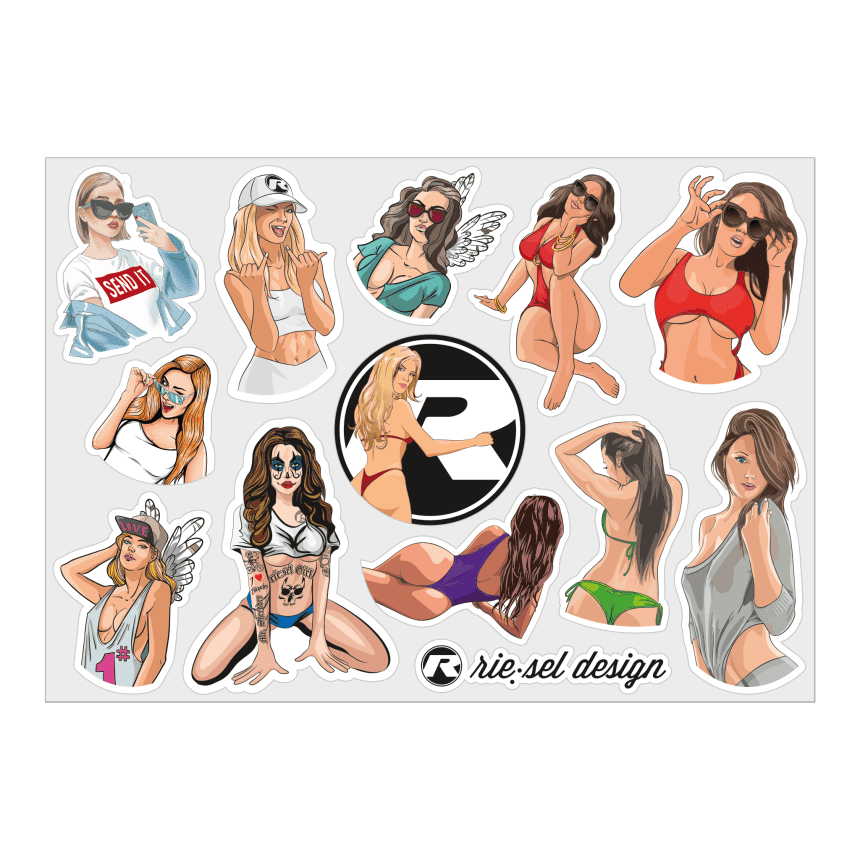 Aufklebe Set sticker:kit - girls