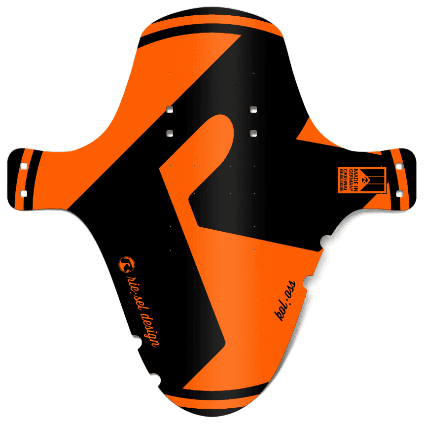 Mudguard MTB kol:oss - Design orange