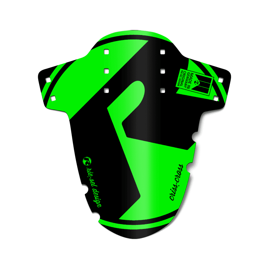 Mudguard Gravel criss:cross - Design green