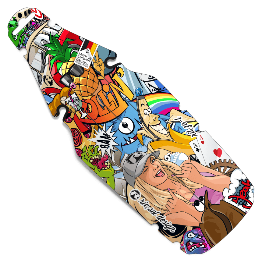 Mudguard Gravel rit:ze L - Design stickerbomb eyecatcher